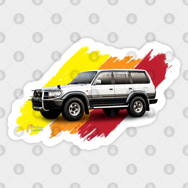 Toyota 80 Series Land Cruiser FJ80 FZJ80 Sticker by 6thGear